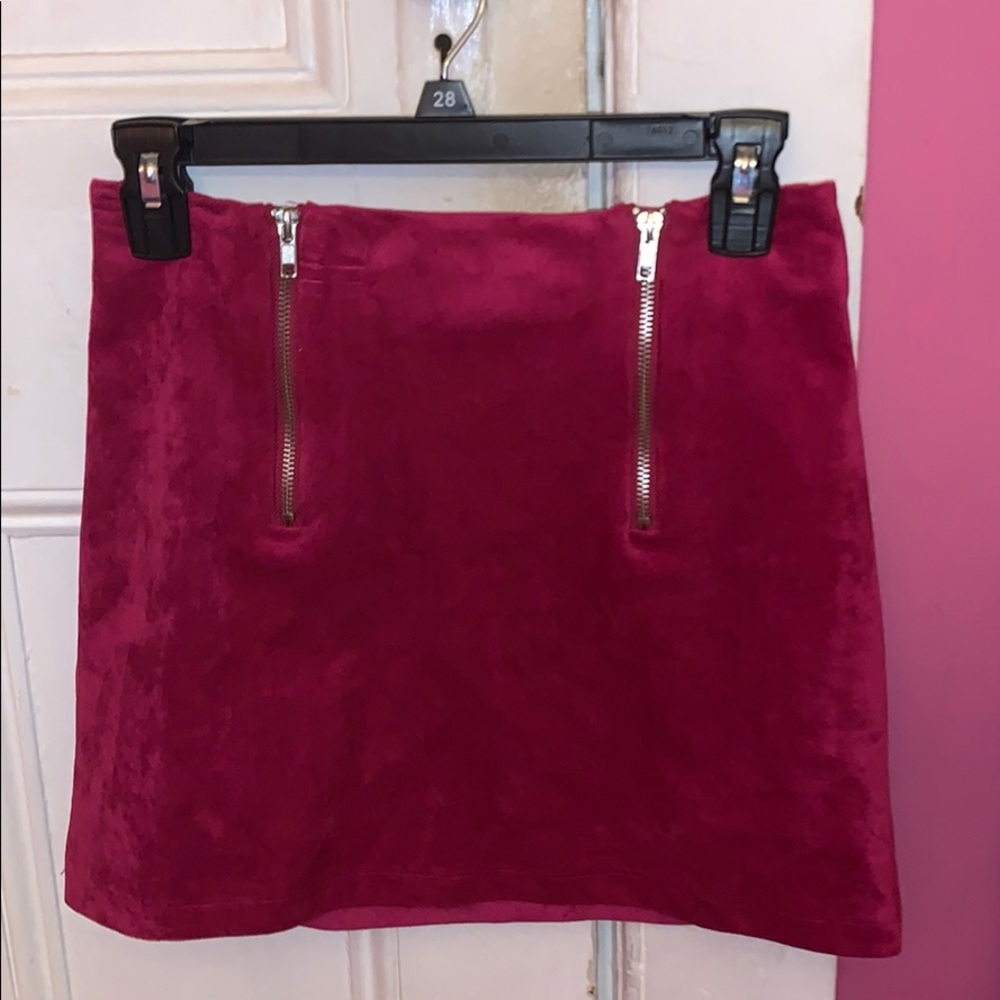 very cute pink mini skirt